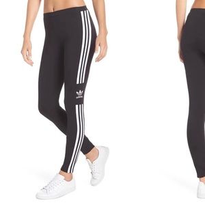 Adidas 3 stripe leggings